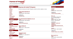 Desktop Screenshot of empresasdeportuguesa.com