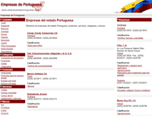 Tablet Screenshot of empresasdeportuguesa.com